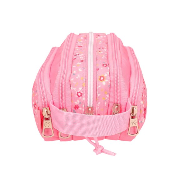 Estojo Escolar 5C PEPE JEANS Alenka Rosa | Ref. 186.6714523