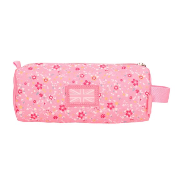 Estojo Escolar Redondo PEPE JEANS Alenka Rosa | Ref. 186.6714123