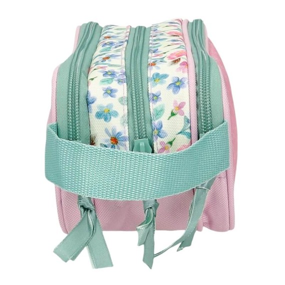 Estojo Escolar Três Compartimentos MOVOM My Little Garden Malva | Ref. 186.3064742