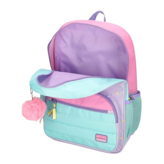 Mochila Escolar 42Cm MOVOM New Adventure Morado | Ref. 186.3082441