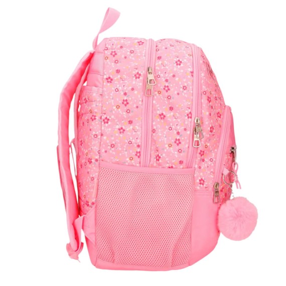 Mochila Escolar 44cm 2C PEPE JEANS Alenka Rosa | Ref. 186.6712523