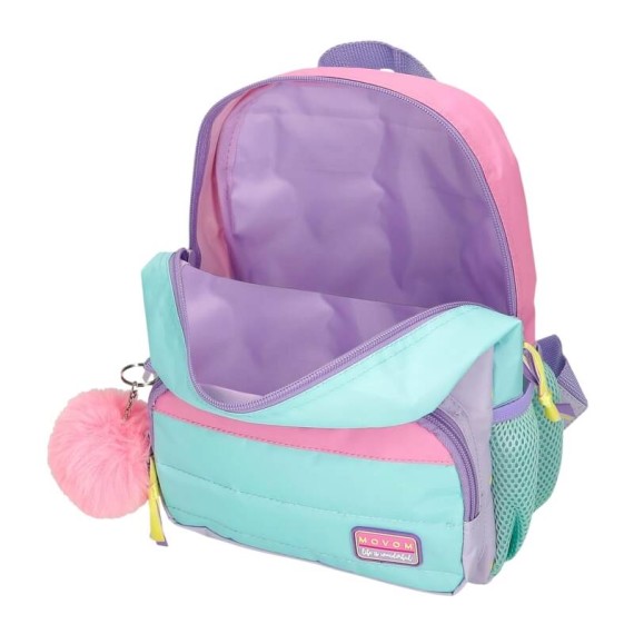 Mochila Pré-Escolar 28Cm MOVOM New Adventure Morado | Ref. 186.3082141
