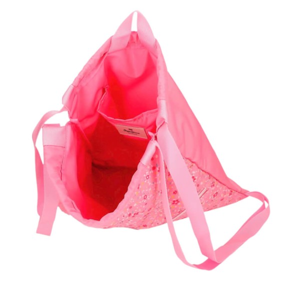 Mochila Saco c/ Bolso Frontal PEPE JEANS Alenka Rosa | Ref. 186.6713823