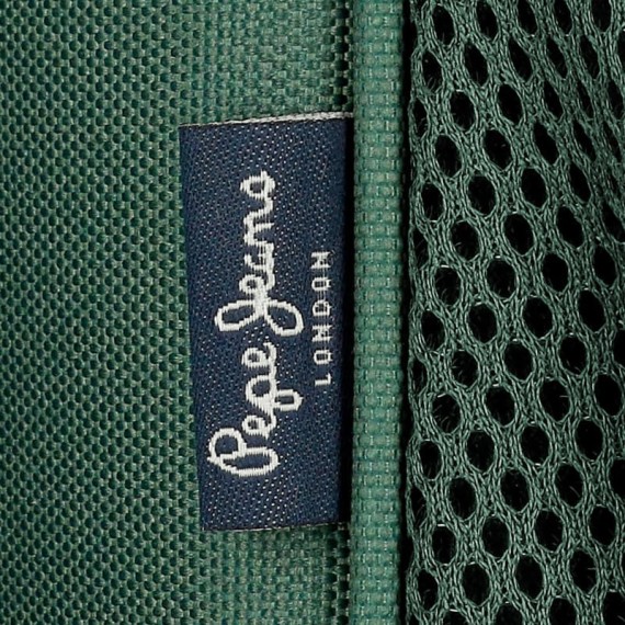 Estojo Escolar Triplo PEPE JEANS Jebb Verde | Ref. 186.6984321