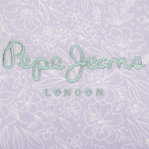 Estojo Escolar Triplo PEPE JEANS Renata Lilás | Ref. 186.6974321