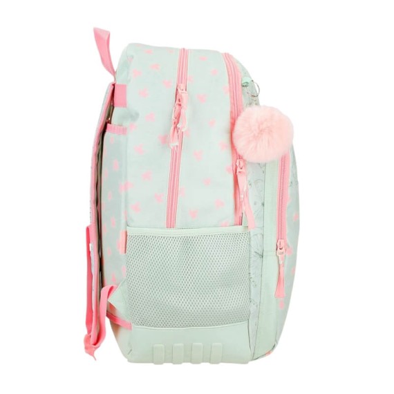 Mochila Escolar Adap. 46Cm 2C MOVOM Enchanted Florest Menta | Ref. 186.37426D1