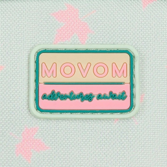 Mochila Escolar Adap. 46Cm 2C MOVOM Enchanted Florest Menta | Ref. 186.37426D1