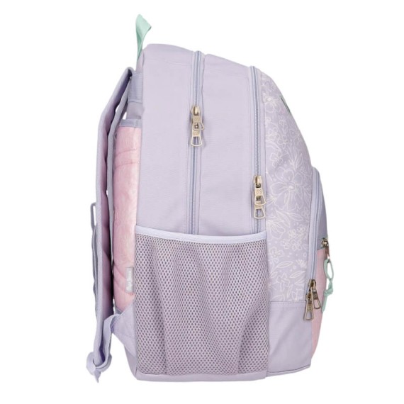 Mochila Escolar Adap. 44cm 2C PEPE JEANS Renata Lilás | Ref. 186.69725D1