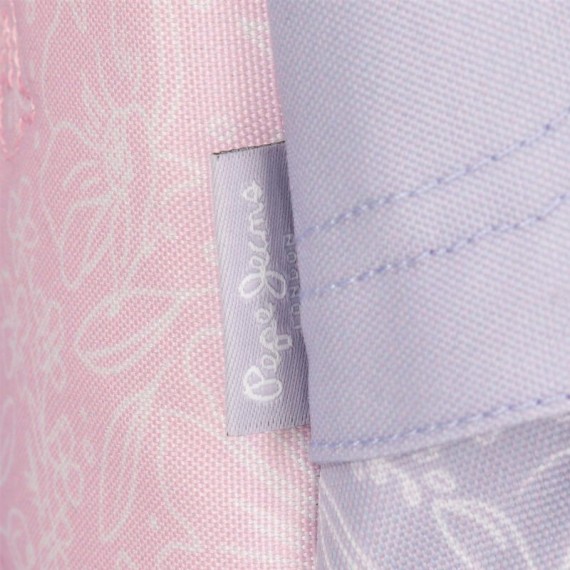 Mochila Escolar Adap. 44cm 2C PEPE JEANS Renata Lilás | Ref. 186.69725D1