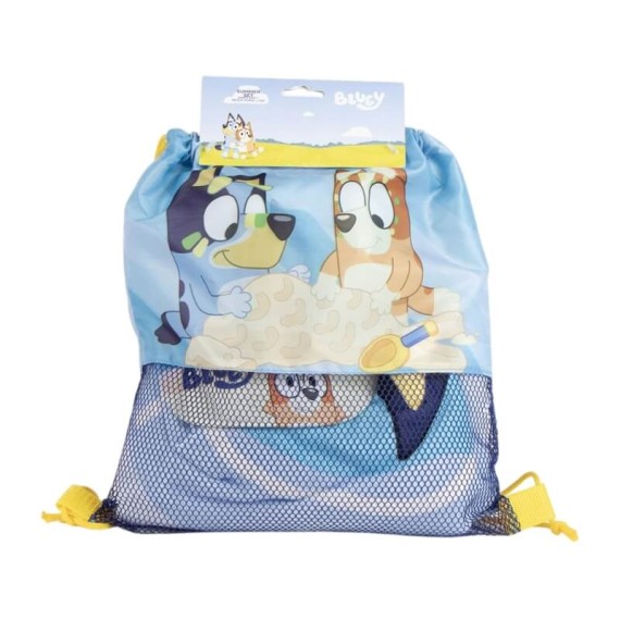 Conjunto Toalha/Mochila/Boné BLUEY Azul | Ref. 299.2200010479