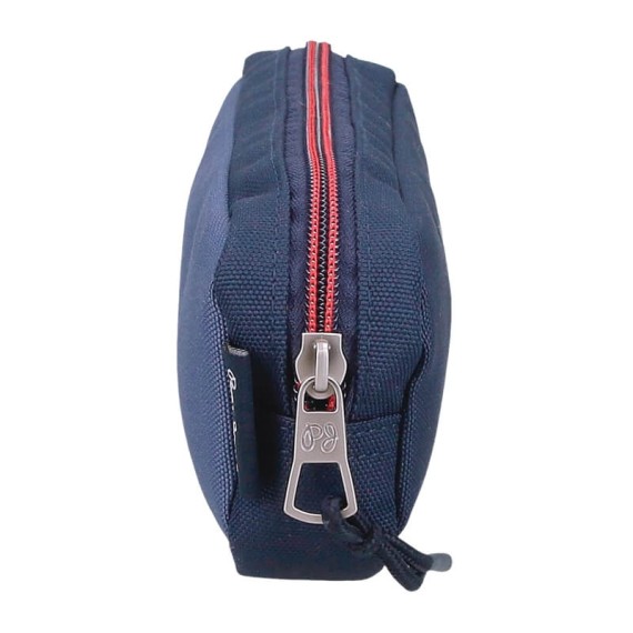 Estojo Escolar Retangular PEPE JEANS Seldon Azul Marinho | Ref. 186.6964021
