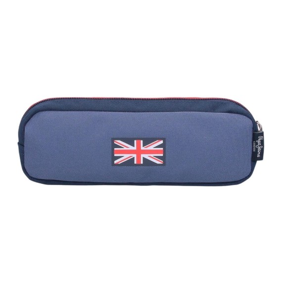 Estojo Escolar Retangular PEPE JEANS Seldon Azul Marinho | Ref. 186.6964021