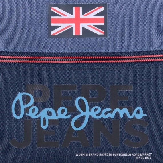 Estojo Escolar Triplo PEPE JEANS Seldon Azul Marinho | Ref. 186.6964321