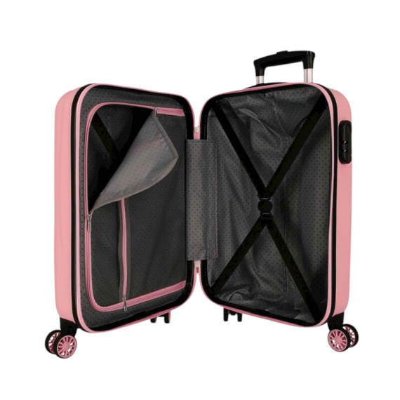 Mala Cabine / Trolley 55cm 4R PRINCESAS Courage & Kindness Rosa | Ref. 186.4771721