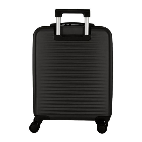 Mala de Cabine c/ Bolso Frontal 55cm 4R MOVOM Dayton Preta | Ref. 186.5351221