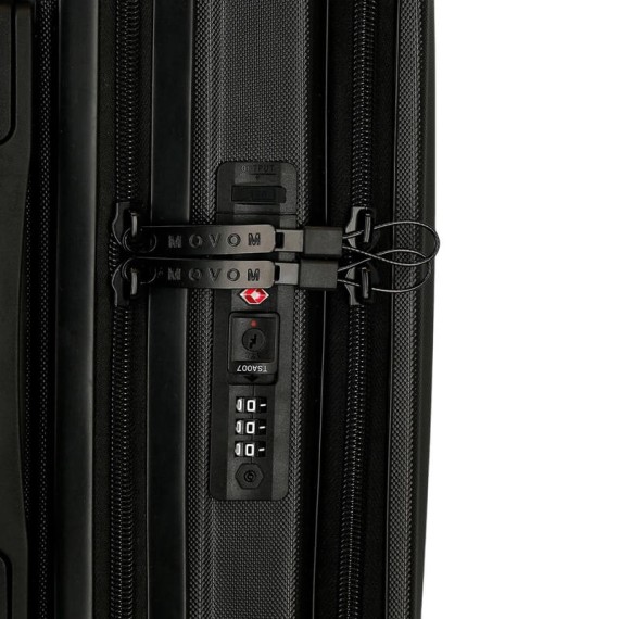 Mala de Piloto para Computador 4R MOVOM Dayton Preta | Ref. 186.5356421