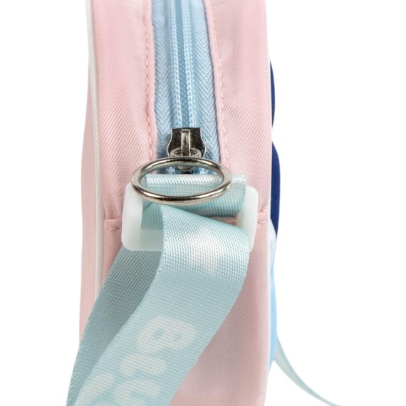 Malinha de Tiracolo Redonda 3D BLUEY Azul/Rosa | Ref. 299.220005807