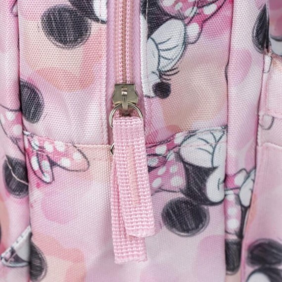 Mochila Creche Estampado 27cm MINNIE Rosa | Ref. 299.2100005068