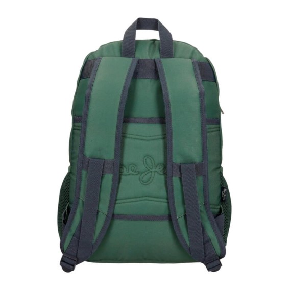 Mochila Escolar 45Cm 2C PEPE JEANS Jebb Verde | Ref. 186.6982521