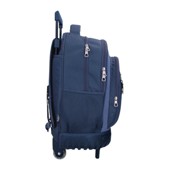 Mochila Escolar Compacta 2R PEPE JEANS Seldon Azul Marinho | Ref. 186.6962921