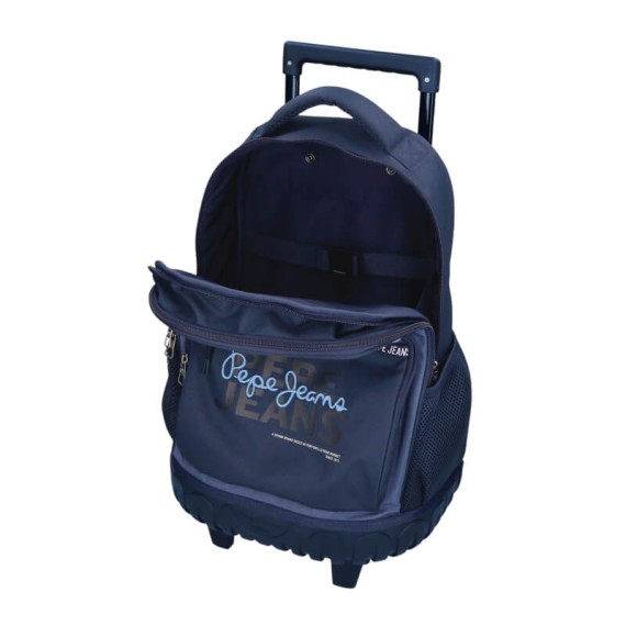Mochila Escolar Compacta 2R PEPE JEANS Seldon Azul Marinho | Ref. 186.6962921