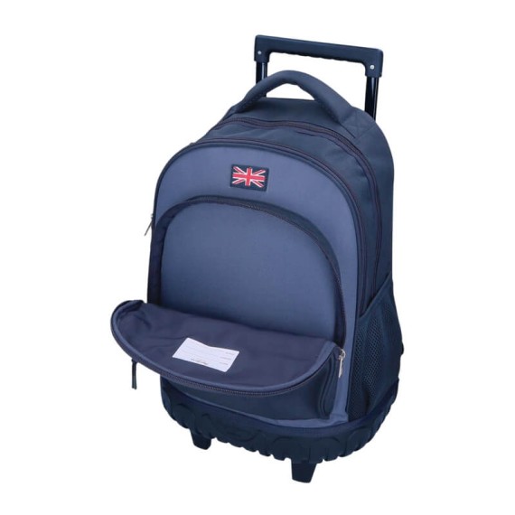 Mochila Escolar Compacta 2R PEPE JEANS Seldon Azul Marinho | Ref. 186.6962921