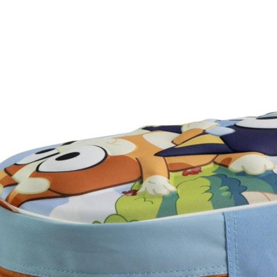 Mochila Infantil 27cm BLUEY 3D Aplicações Azul | Ref. 299.2100005846