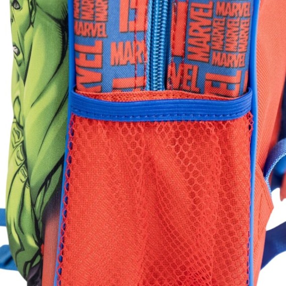 Mochila Infantil 31cm AVENGERS 3D 2100005348 Vermelho/Azul | Ref. 299.2100005348