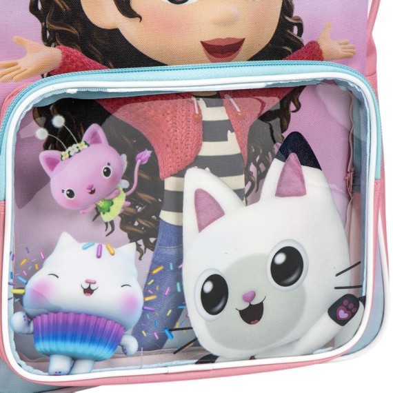 Mochila Infantil 31cm GABBY’S DOLLHOUSE Rosa | Ref. 2100005858