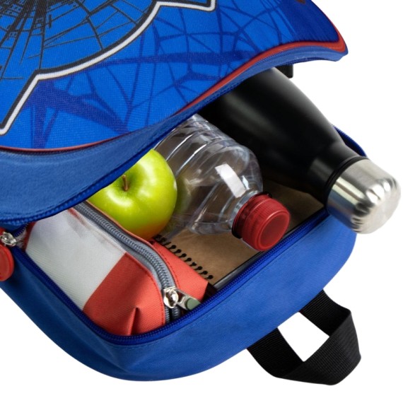 Mochila Infantil 31cm SPIDER-MAN Azul/Vermelho | Ref. 299.2100005859