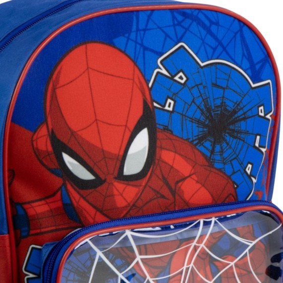 Mochila Infantil 31cm SPIDER-MAN Azul/Vermelho | Ref. 299.2100005859