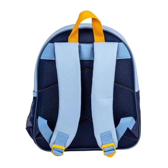Mochila Infantil Escolar 30cm BLUEY Aplicações Azul | Ref. 2100004867