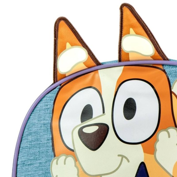 Mochila Infantil Escolar 30cm BLUEY 2100005881 Azul/Roxo | Ref. 299.2100005881