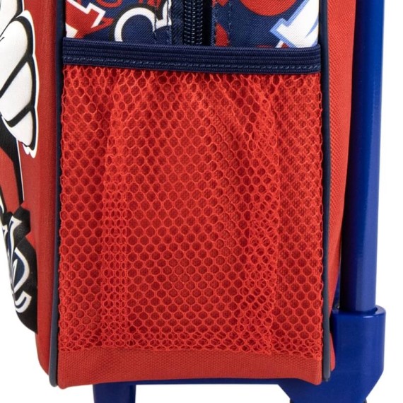 Mochila Infantil Trolley 31cm MICKEY 3D Vermelha | Ref. 299.2100006180