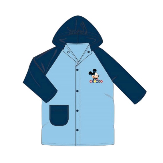 Capa de Chuva Impermeável 5 Anos MICKEYC Azul Claro / Azul Escuro | Ref. 248.MIC23-1900ACAE5 Capa de Chuva Impermeável 5 Anos MICKEYC Azul Claro / Azul Escuro | Ref. 248.MIC23-1900ACAE5