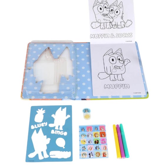 Conjunto Caderno c/ Acessórios BLUEY 2700001884 Multicolor | Ref. 299.2700001884