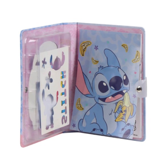 Conjunto Caderno c/ Acessórios STITCH 2700001887 Azul | Ref. 299.2700001887