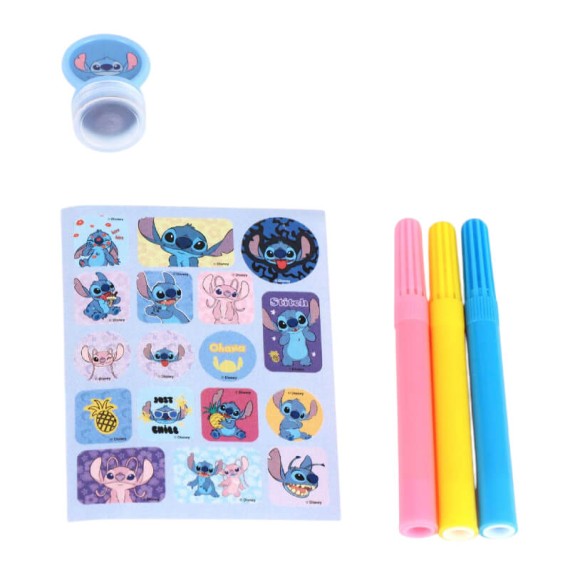 Conjunto Caderno c/ Acessórios STITCH 2700001887 Azul | Ref. 299.2700001887