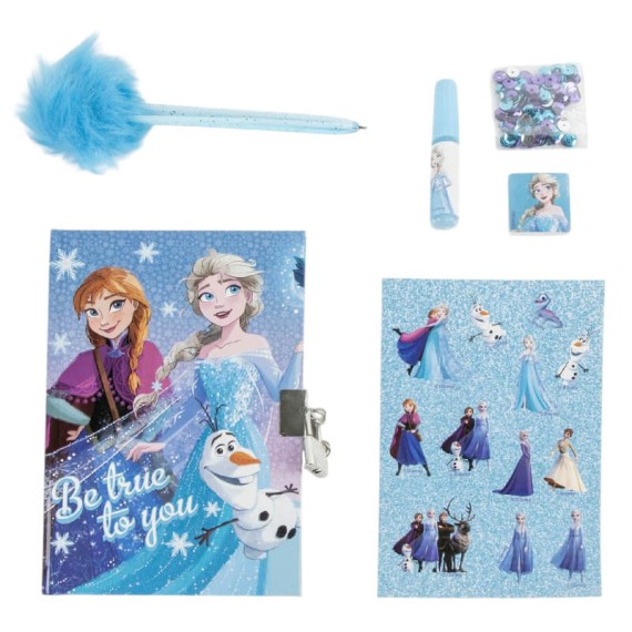Conjunto Diário c/ Acessórios FROZEN 2700001759 Azul | Ref. 299.2700001759