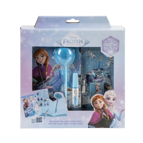 Conjunto Diário c/ Acessórios FROZEN 2700001759 Azul | Ref. 299.2700001759