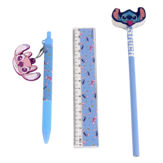 Conjunto Porta Lápis c/ Acessórios STITCH 2700001880 Multicolor | Ref. 299.2700001880