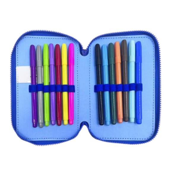 Estojo Escolar Duplo c/ Acessórios PAW PATROL 2700001704 Azul | Ref. 299.2700001704