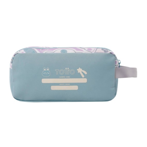 Estojo Escolar Infantil Duplo Kawi TOTTO 4QX Lilás | Ref. 330.AJ52KAW001104QXL