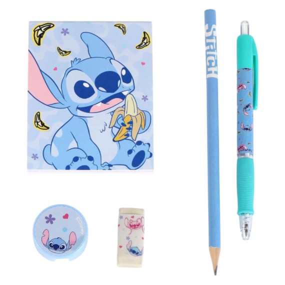 Estojo Escolar Peluche c/ Acessórios STITCH 2700001710 Azul | Ref. 299.2700001710A
