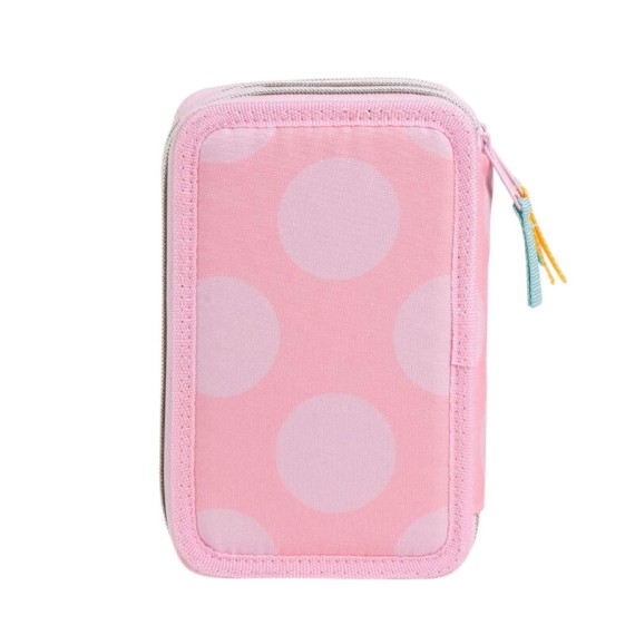 Estojo Escolar Triplo c/ Acessórios MINNIE 2700001653 Rosa | Ref. 299.2700001653