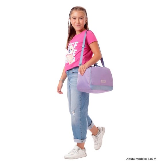 Lancheira Térmica Infantil L Cluw TOTTO MZ0 Lilás | Ref. 330.AJ61CLW00110MZ0L