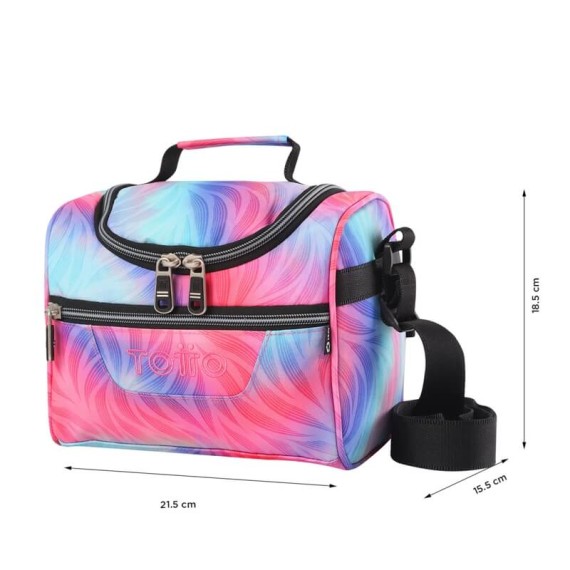 Lancheira Térmica Pizarra Glitter TOTTO 9IZ Multicolor | Ref. 330.AC61ECO00221Z9IZ