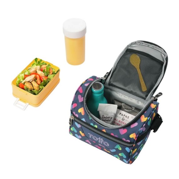 Lancheira Térmica Pizarra TOTTO 3YJ Azul Escuro | Ref. 330.AC61ECO00216Z3YJ