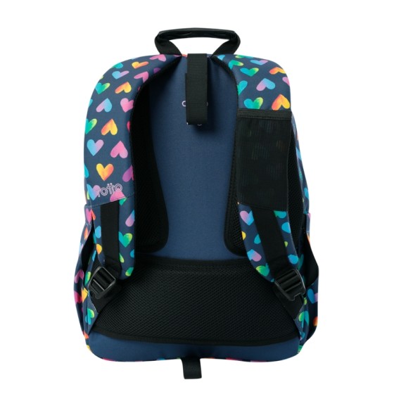 Mochila Escolar Acuareles TOTTO 3YJ Azul Escuro | Ref. 330.MA04ECO02116N3YJ