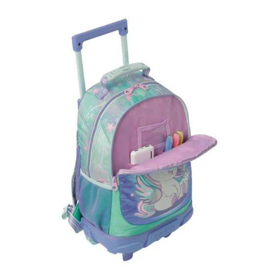 Mochila Infantil com Rodas M Magic Dreams TOTTO 6DJ Lilás | Ref. 330.MJ03MGD005106DJM